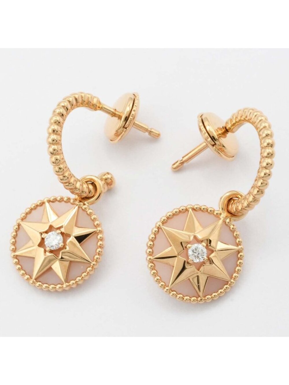 Dior Earrings Rose Des Vents